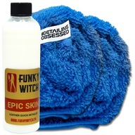 FUNKY WITCH EPIC SKIN LEATHER QUICK DETAILER 500ml čistí a chráni + 3 iné produkty