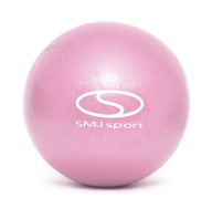 Piłka gimnastyczna pilates gumowa PVC różowa 25cm