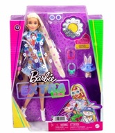 Barbie Extra Lalka w kwiatki/Blond włosy HDJ45
