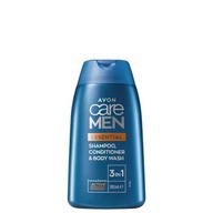 AVON Care Men Šampón Kondicionér Tekutý prostriedok na umývanie tela 3w1 Essential