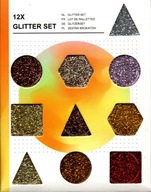 Sypký brokát 12 ks x 2,5 g