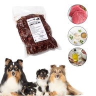 Mięso surowe mrożone karma dla psa mokra jeleń dziczyzna witamina 500g BARF