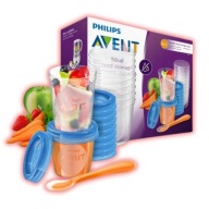 AVENT ÉTELTÁROLÓ EDÉNY SZETT 20 DB + KANÁL