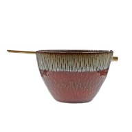 2X KERÁMIA TÁL MÉLYTÁNYÉR 0,7L RAMEN TÉSZTA OMBRES LEVES