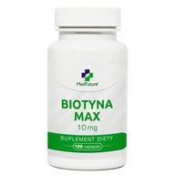 Výživový doplnok BIOTYN MAX 10mg PREMIUM VLASY POKOŽKA NECHTY 120 tabliet