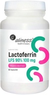 Aliness LAKTOFERYNA Lactoferrin LFS 90% 100 mg 60k Wchłanianie żelaza