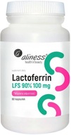 Laktoferín 100mg 60k. ALINESS Lactoferrin LFS 90% Absorpcia železa