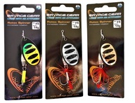 3x SAVAGE GEAR ROTEX obrotówka spinner numer 5 zestaw 5 14g