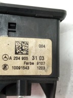 light switch A2049053103 Mercedes-Benz B-klasa II (2011- ) W246