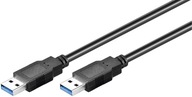 MicroConnect USB3.0 A-A 3m M-M, BLACK