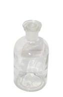 Sklenená fľaša 500 ml PRL laboratórium brúsny korok váza karafa