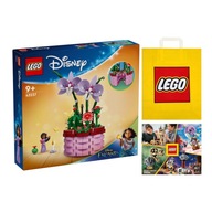 LEGO DISNEY č. 43237 - Kvetináč Isabeli +Taška +Katalóg LEGO 2024