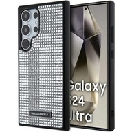Zadný Kryt Karl Lagerfeld pre Samsung Galaxy S24 Ultra strieborný