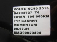 VOLVO XC90 II complete front MOMENTUM bumper black 717 front PDC XC 90