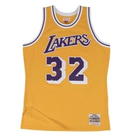 Tričko Mitchell & Ness LA LAKERS MAGIC JOHNSON č. 32 YELLOW - L