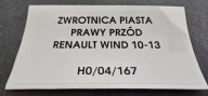 Mozzo FUSELLO perno mozzo Destra Anteriore RANAULT WIND 2010-13