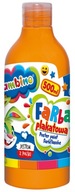 Farba plakatowa w butelce 500 ml pomarańczowa Bambino