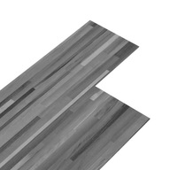 Panele podłogowe PVC, 5,26 m², 2 mm, szare pasy, b