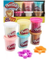 PLAY DOH zestaw KONFETTI ciastolina masa plastyczna 6-pak Hasbro B3423