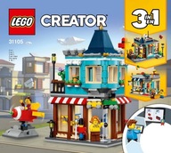 LEGO Creator NÁVOD Townhouse Toy Store 31105