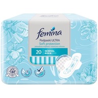 FEMINA ULTRA Cienkie podpaski ze skrzydełkami NORMAL SOFT 20 Sztuk