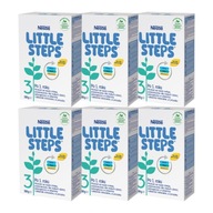 LITTLE STEPS 3 Výrobok na báze mlieka pre malé deti po 1. roku 6x 500 g