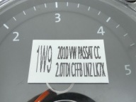 dials clock display VW PASSAT CC 2.0 TDI 3C8920970P