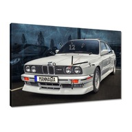 Hodiny 60x40 BMW M3 E30 Trojica 3er