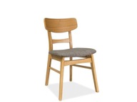 Drevená stolička CD-61 dub/sivá obývacia izba jedáleň SIG