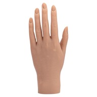 Ruka na precvičovanie nechtov na akrylové nechty Flexibilná a nastaviteľná ruka C ľavá