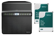 Synology DS423 2GB s dvoma 12TB diskami