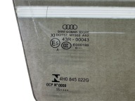 AUDI A8 4H D4 window right front PODWOJNA 2015R