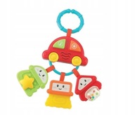 Detská hrkálka hračka pre bábätká UPOKOJUJÚCE AUTO s kľúčikmi
