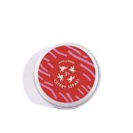 Okrúhla plechovka na šampón/červeno-ružový kondicionér