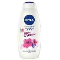 Nivea Shower & Bath sprchový gél 2v1 Care&Relax