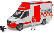 Pojazd Mercedes-Benz Sprinter Ambulans z figurką i modułem BRUDER BR-02676