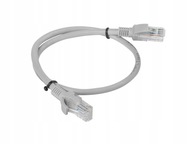 Kabel PATCHCORD KAT.5E UTP 0.5M SZARY FLUKE PASSED