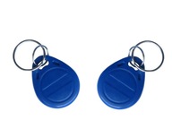 RFID TAG kulcstartó Egyedi 125kHz T5577 EM4305 programozható kék 10 darab