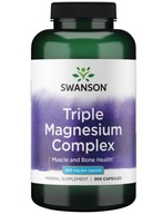 Swanson Triple Magnesium Complex 400mg horčík 300k