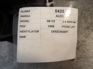 Audi A6 C5 ventilátor topení 016070-0360 B130304438