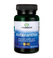 Astaxantín 4 mg 60 kapsúl Swanson