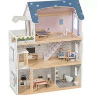 Drevený domček pre bábiky Playtive Svetlo Zvonček 80 cm