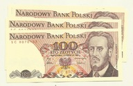 100 złotych 1986 seria SC stan UNC