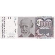 Banknot, Argentina, 1000 Australes, KM:329a, UNC(6