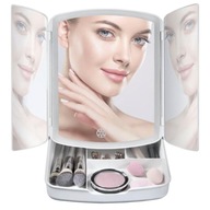 Podsvietené zrkadlo na make-up led kozmetické