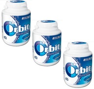 3 x GUMA ORBIT WHITE PROFESSIONAL STRONG MINT 46 drażetek import Niemcy