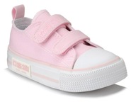 Trampki dla dziewczynki buty dziecięce różowe Big Star KK374083 na rzepy 27