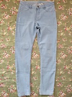 H&M SPODNIE JEANS JASNY 170 SKINNY FIT jak now