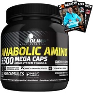 OLIMP ANABOLIC AMINO 5500 AMINOKWASY BCAA 400 kaps