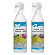 HG środek do usuwania pleśni grzyba ze ścian łazienki profesjonalny 2x500ml